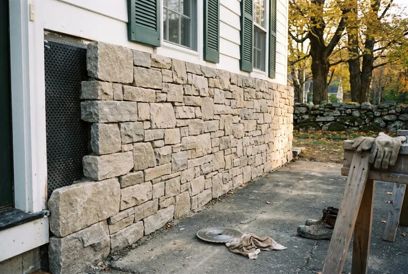 Dry stack installation
