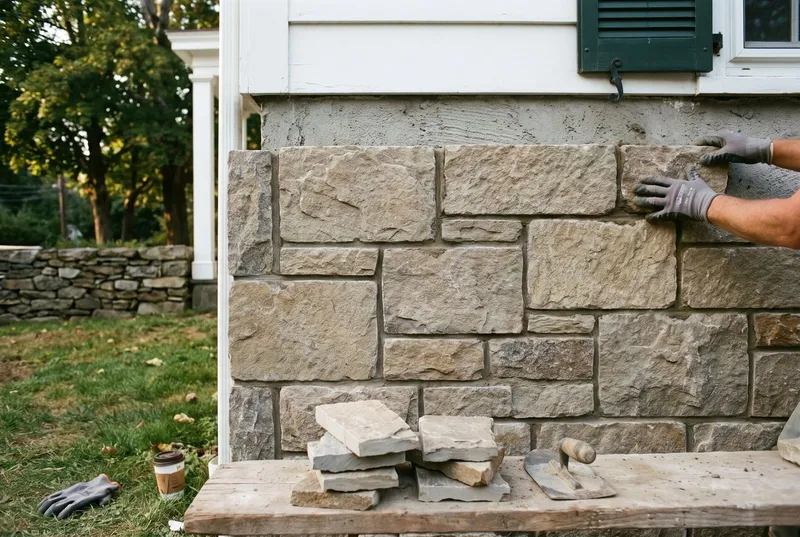 sawn thin fieldstone
